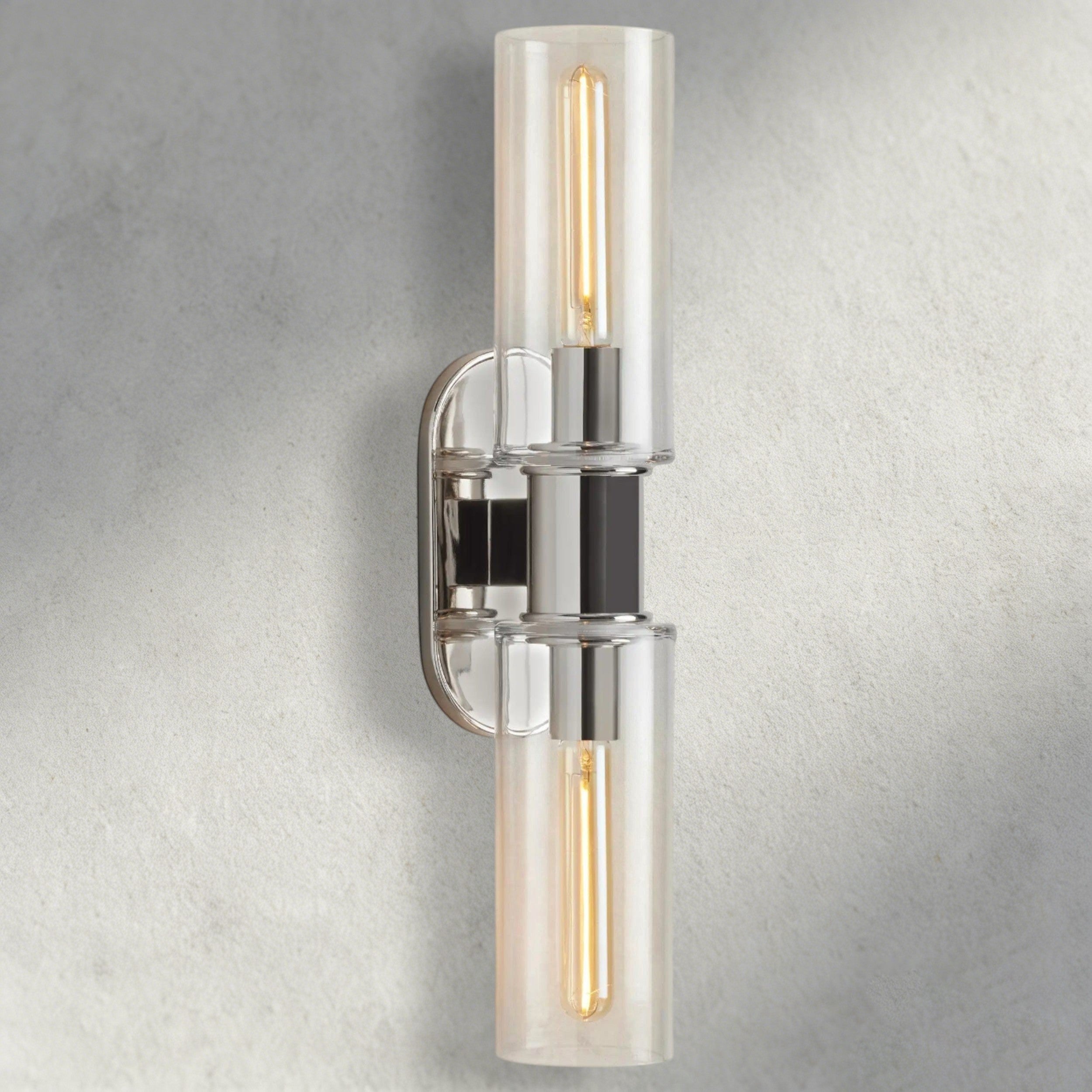 Harlin Double Sconce in Clear