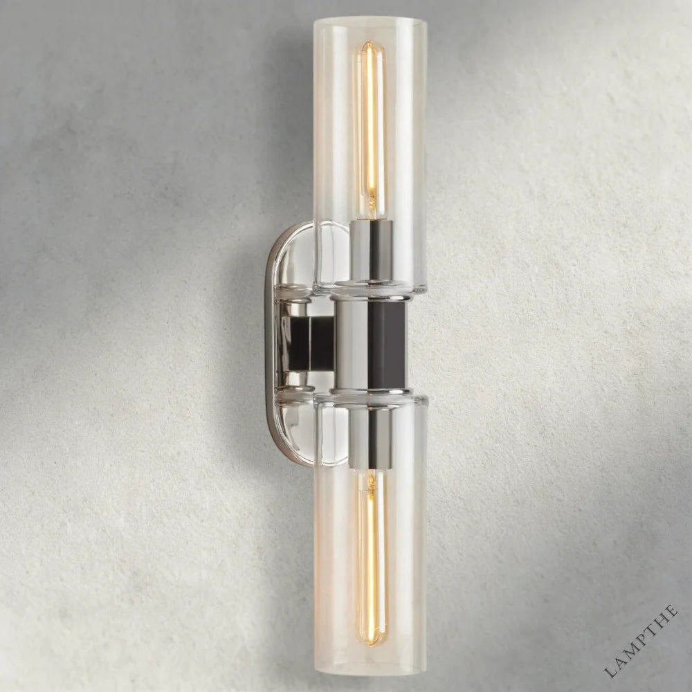 Harlin Double Sconce in Clear
