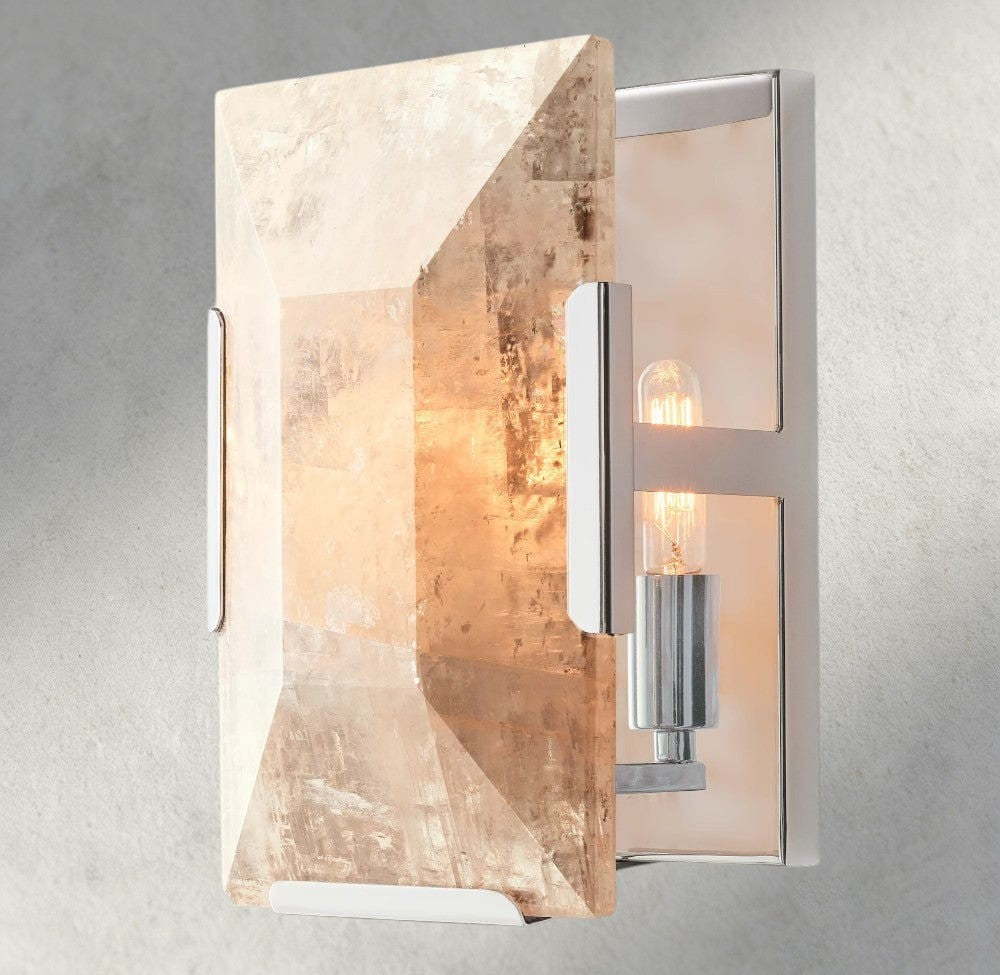 Nickle Harlow Calcite Sconce