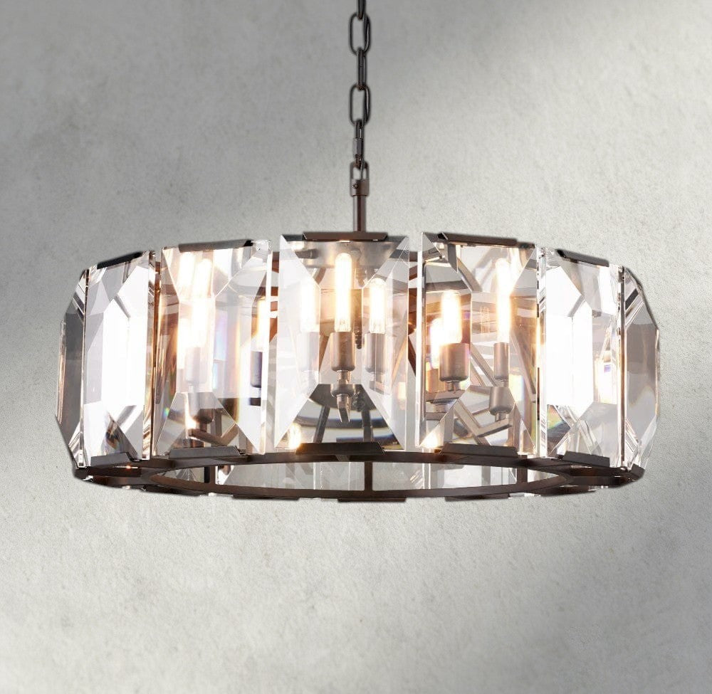 31" / Bronze Harlow Crystal Round Chandelier 19", 31", 43", 60"