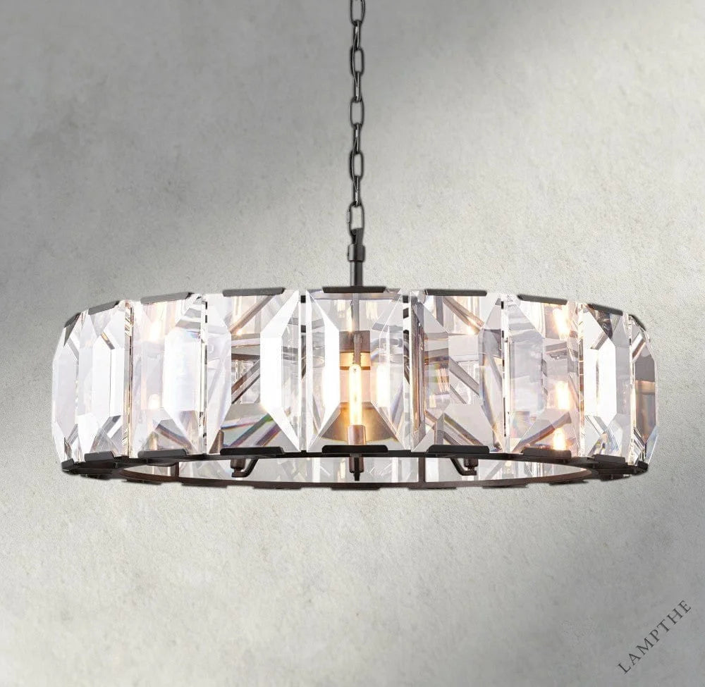 43" / Bronze Harlow Crystal Round Chandelier 19", 31", 43", 60"