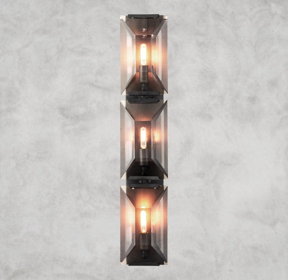 Harlow Crystal Triple Sconce
