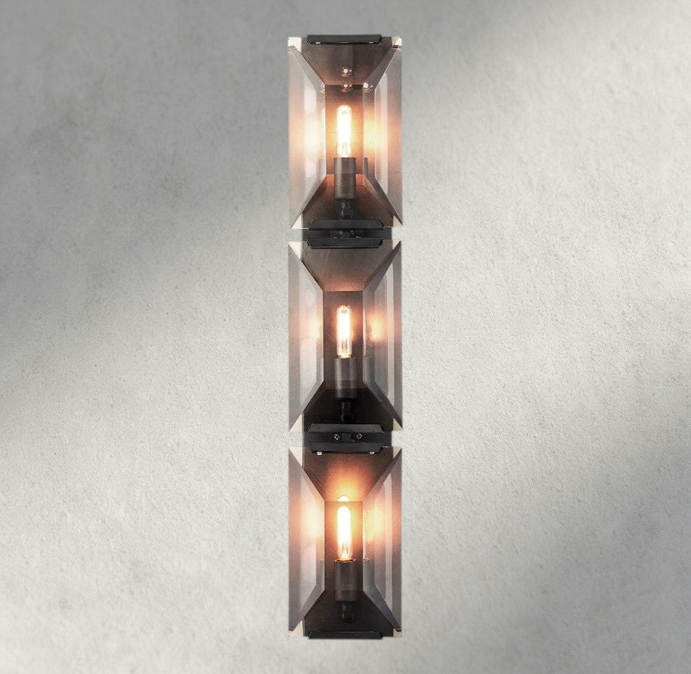 Harlow Crystal Triple Sconce