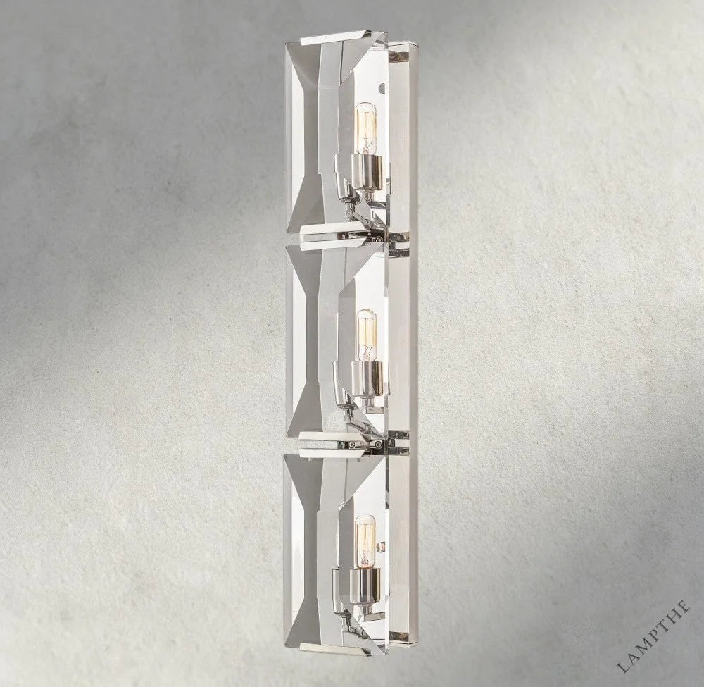 Nickle Harlow Crystal Triple Sconce