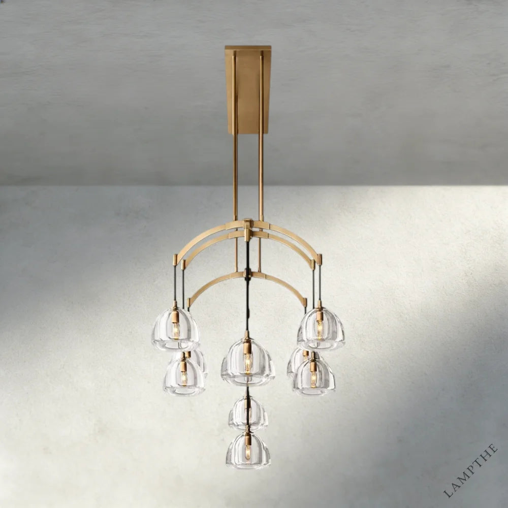 Hemisphere Linear Chandelier 54", 72"