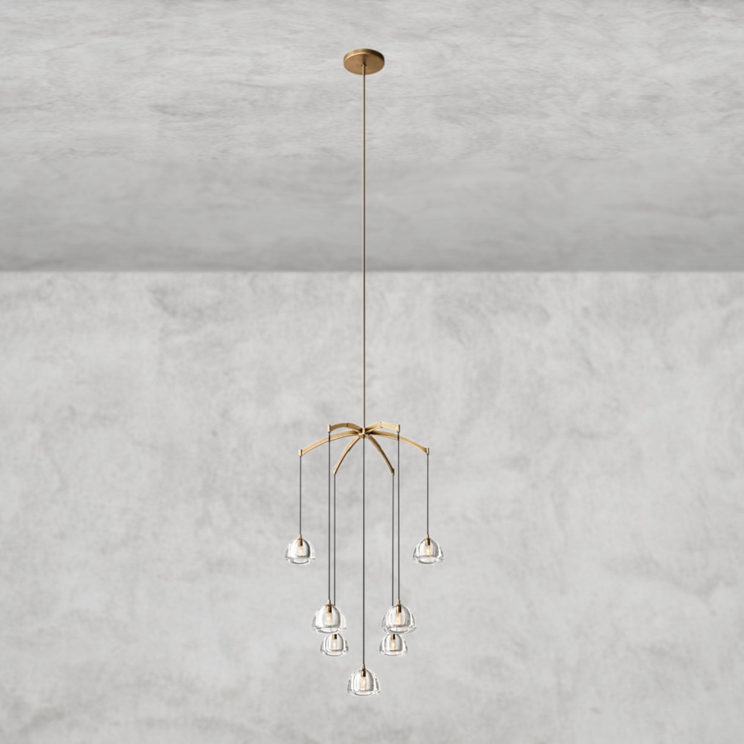 Hemisphere Round Chandelier 36", 48", 60"