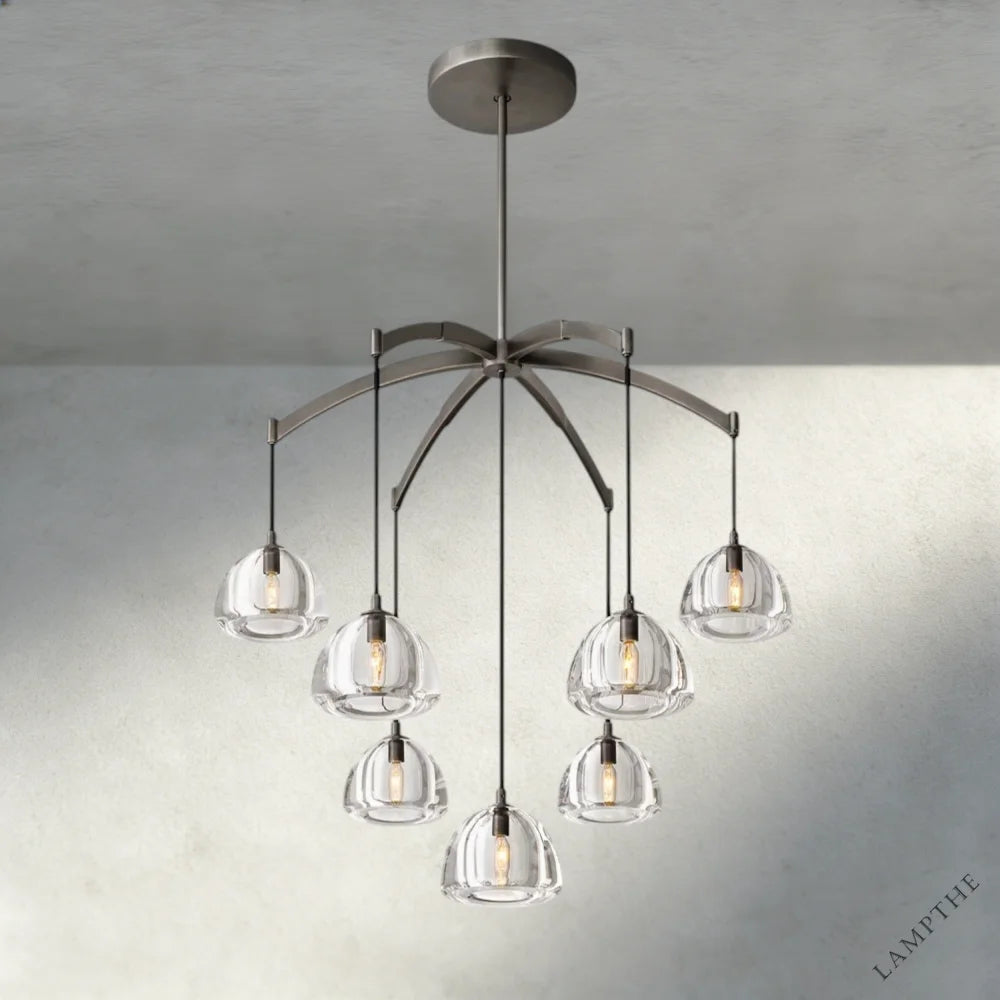 36" / Bronze Hemisphere Round Chandelier 36", 48", 60"