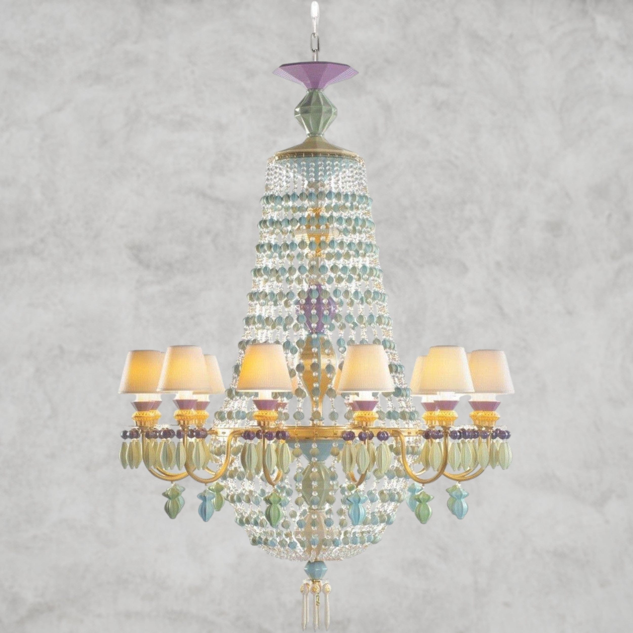 Hermitage Cote d'Azur 12-Lights Chandelier