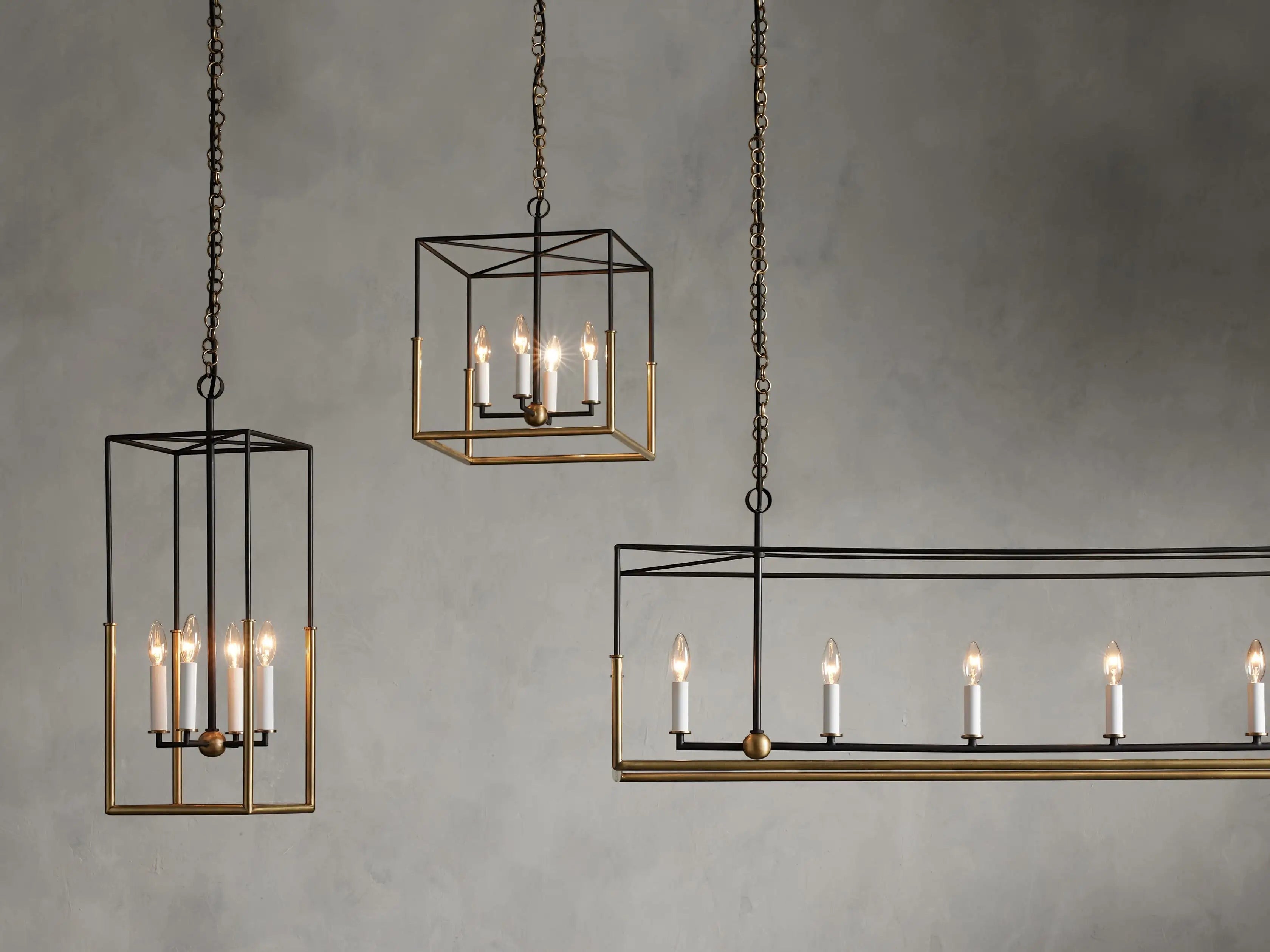 Holt Linear Chandelier 43", 55"