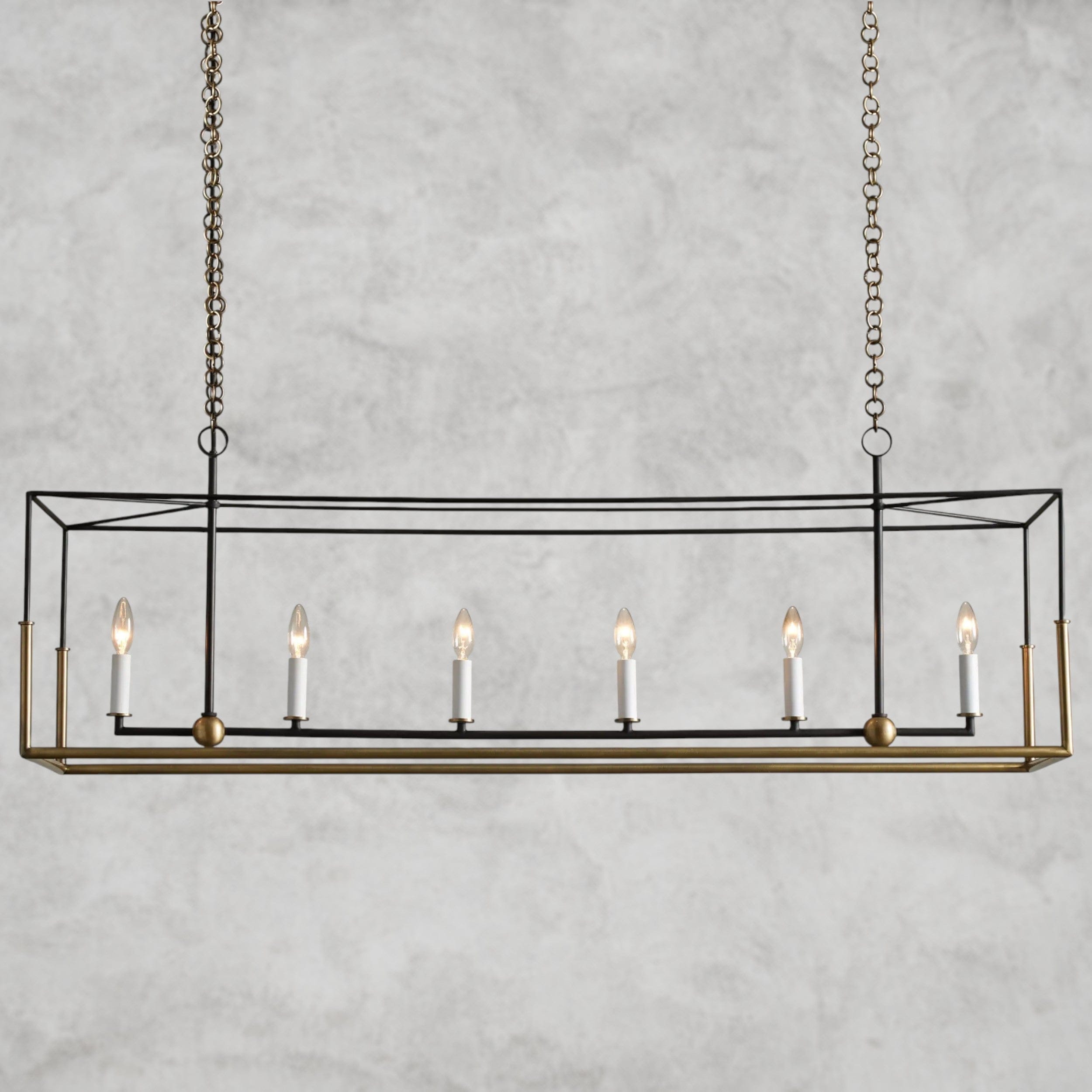 55" Holt Linear Chandelier 43", 55"