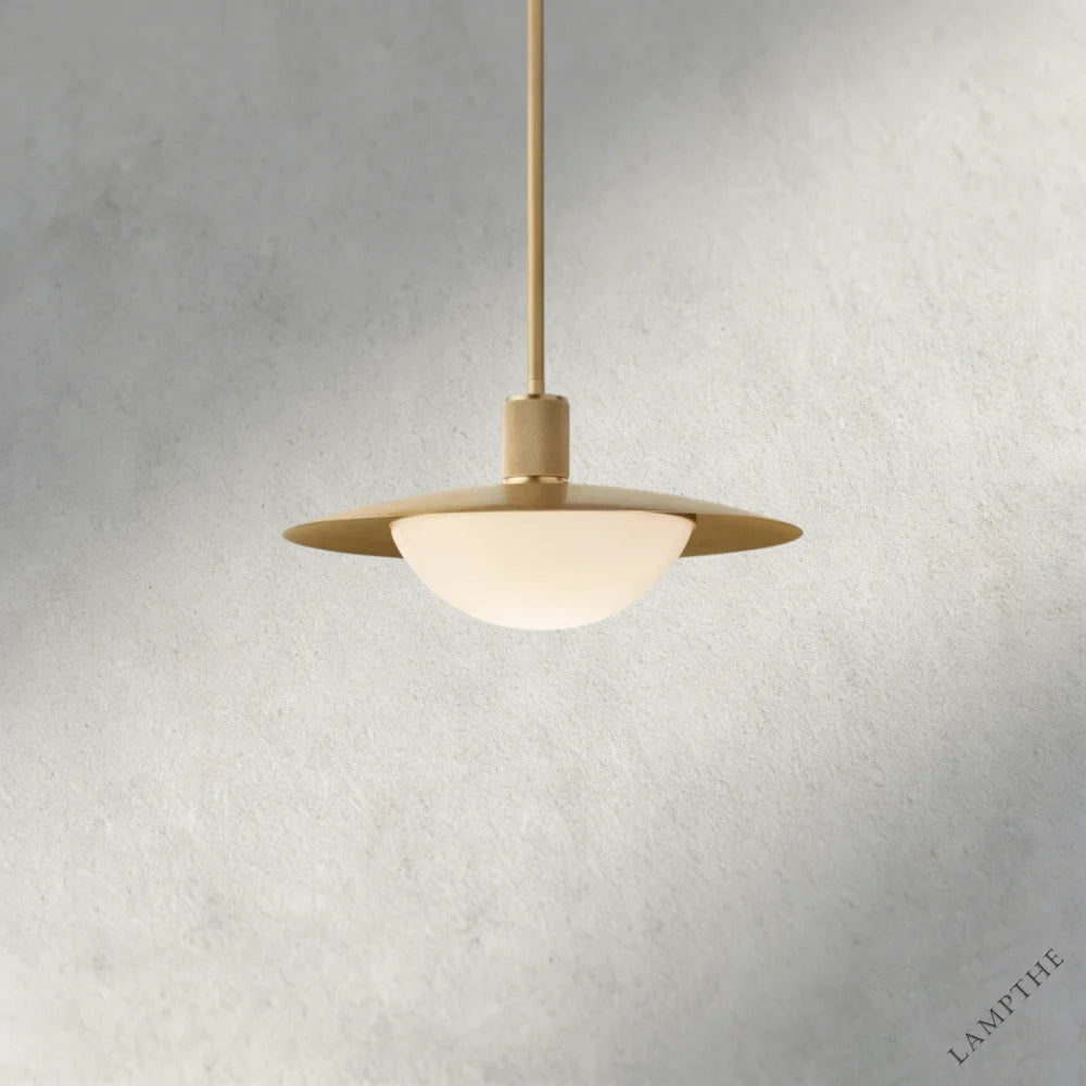 14" / Brass Kennan Round Pendant 14", 18"