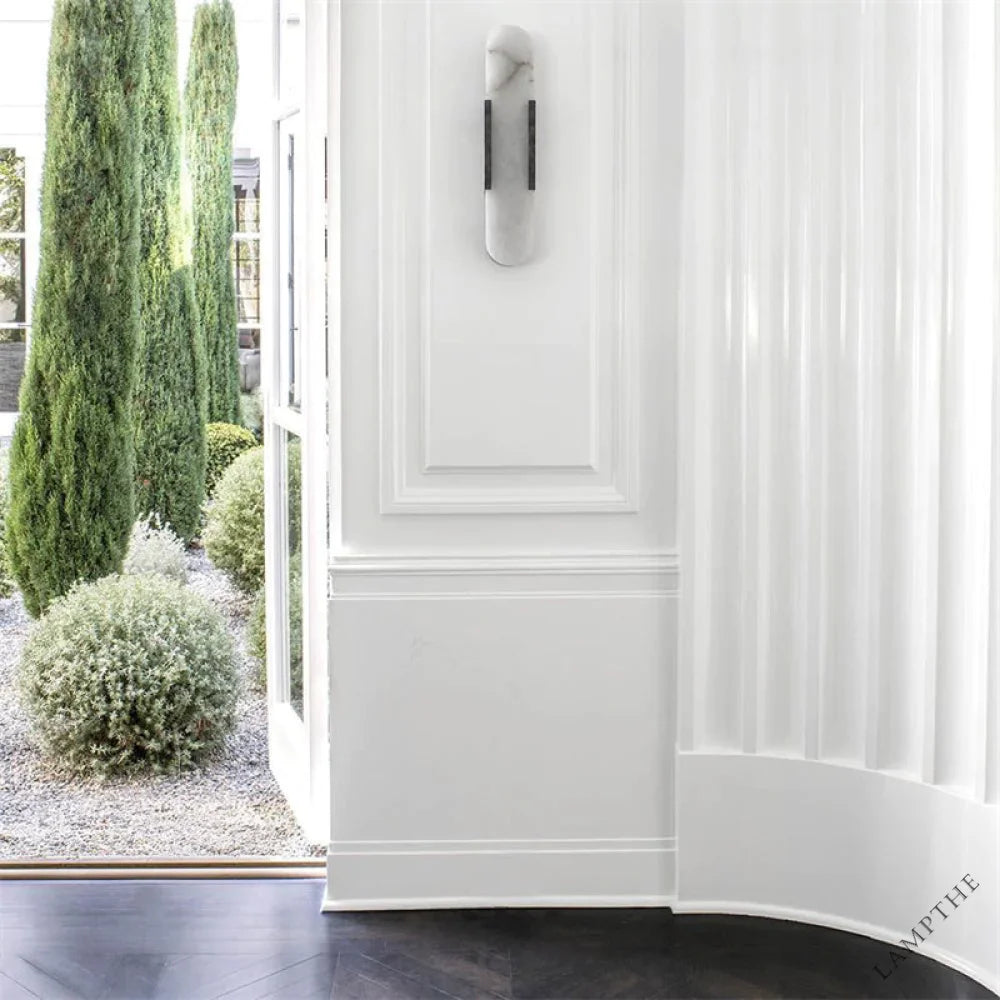 Kevin Koltin Melange Elongated Alabaster Wall Sconce Kevinstudiolives