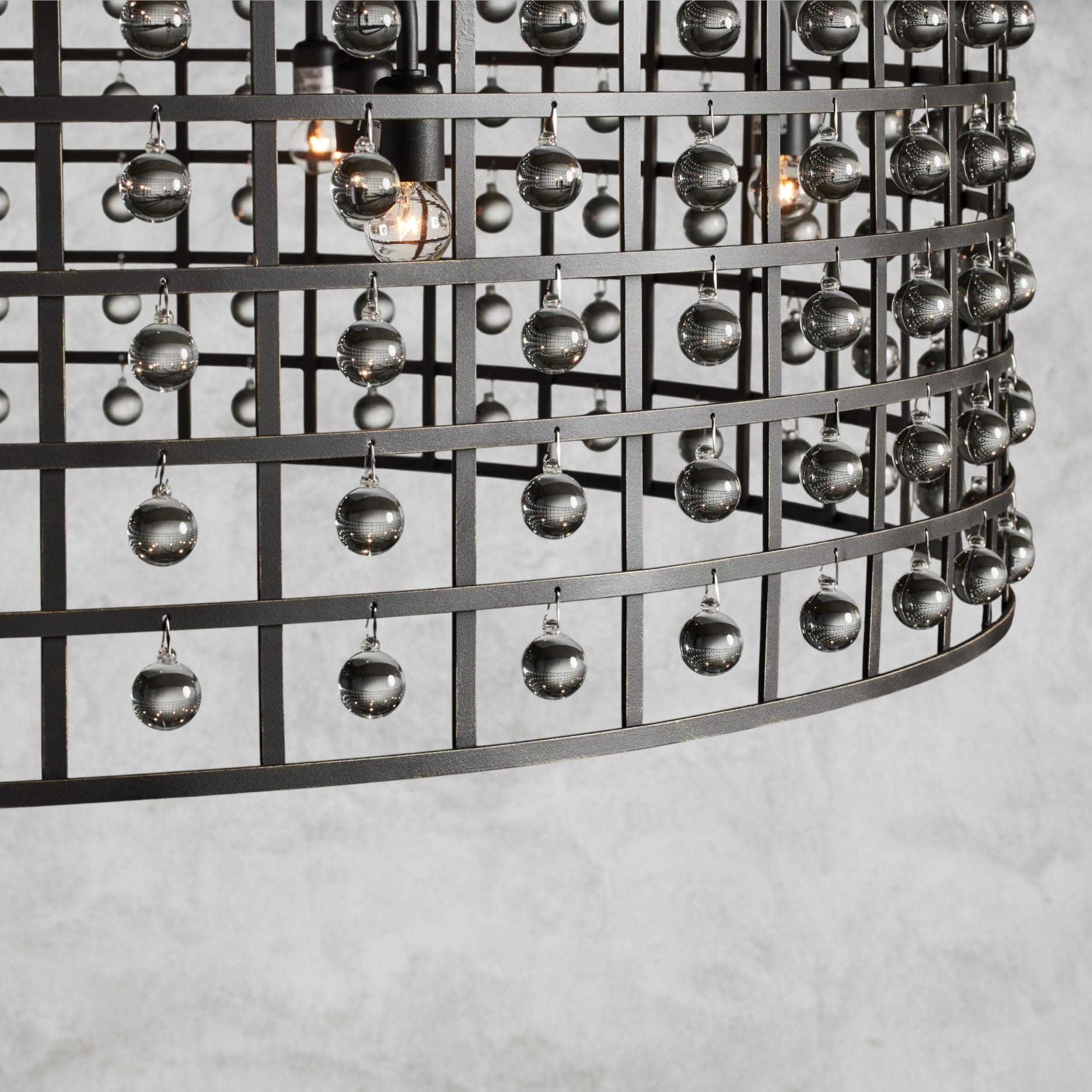 La Cage Round Chandelier 6", 8", 12"