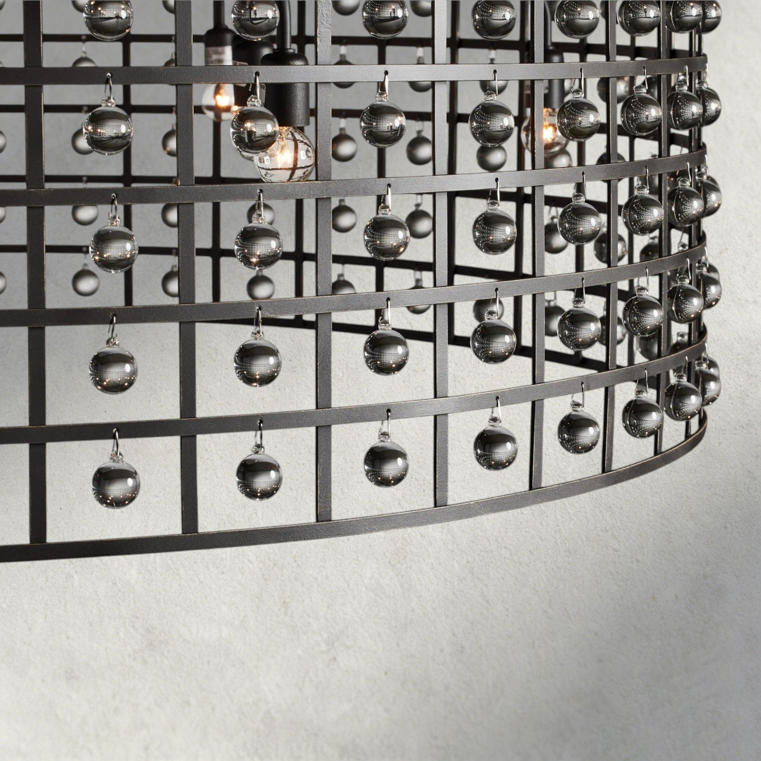 La Cage Round Chandelier 6", 8", 12"