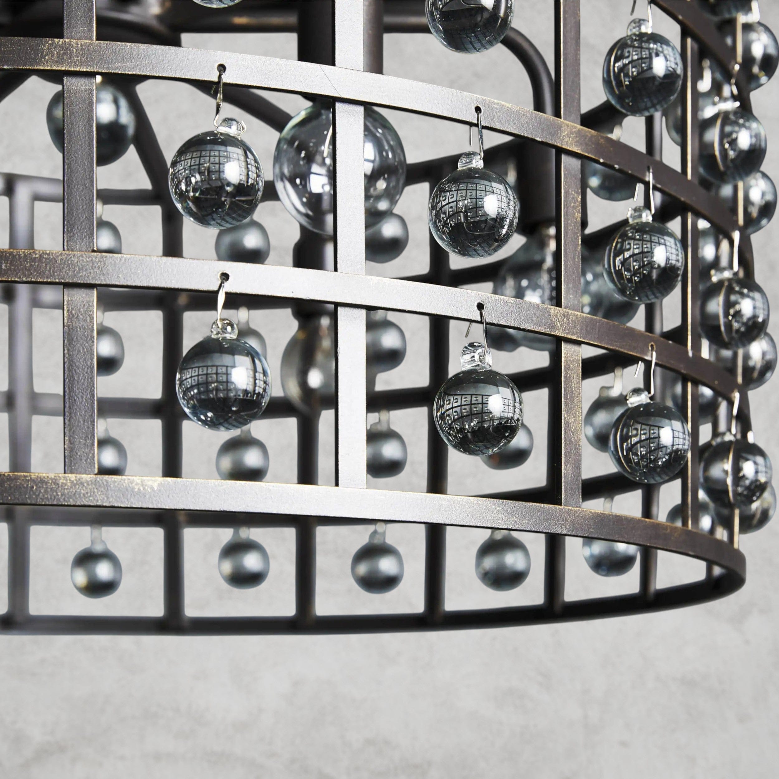 La Cage Round Chandelier 6", 8", 12"