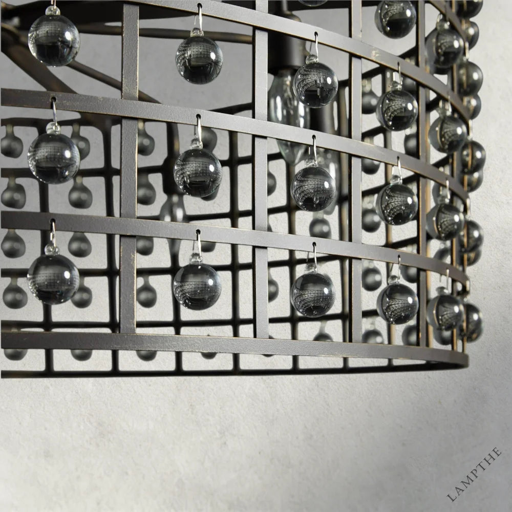 La Cage Round Chandelier 6", 8", 12"