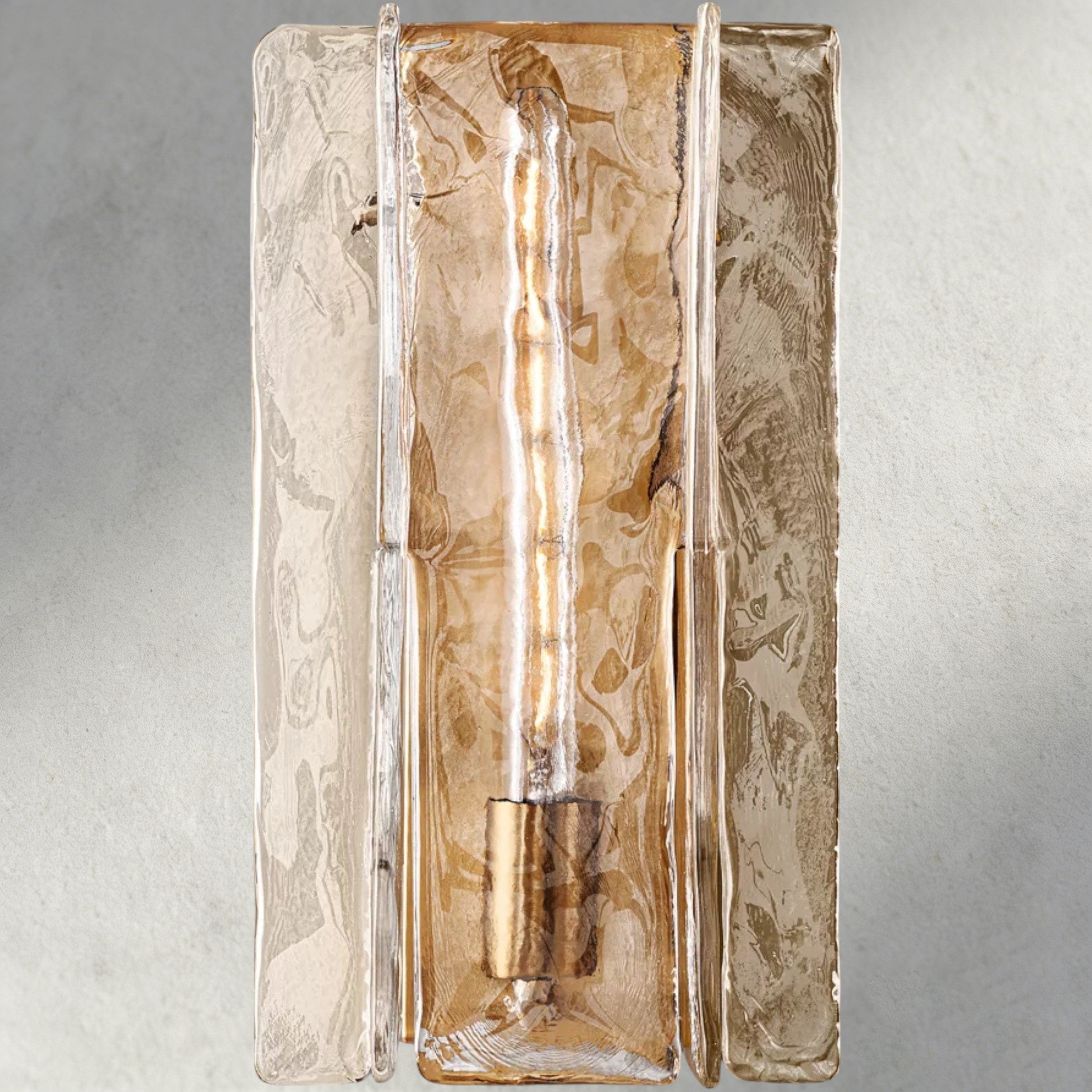 Lattice Clear Glass Sconce 15", 30"
