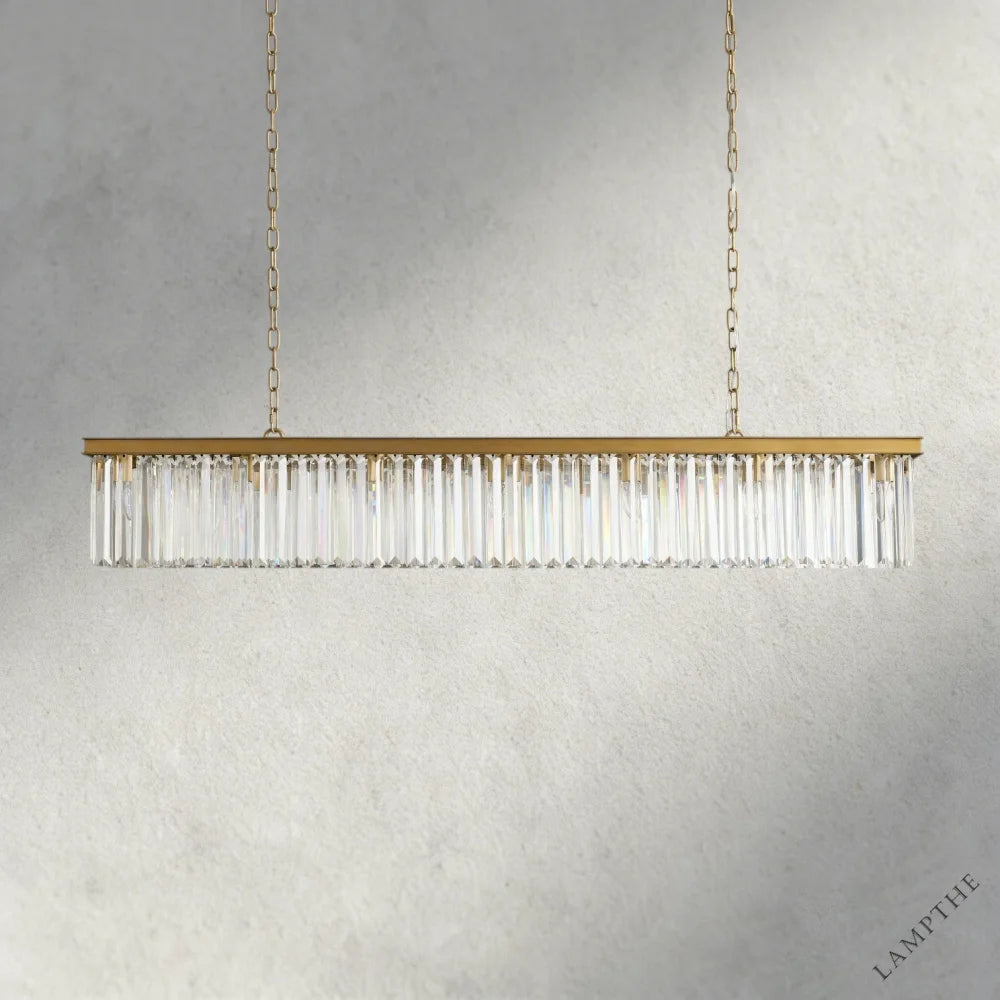 Leyland Rectangular Chandelier 60", 71.5"
