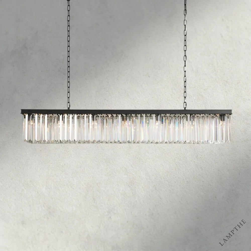 60" / Bronze Leyland Rectangular Chandelier 60", 71.5"