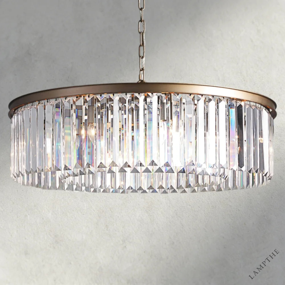 Brass Leyland Round Chandelier