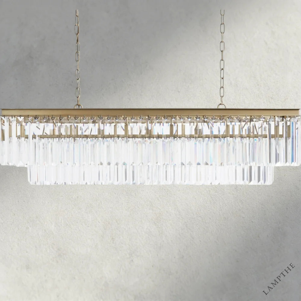 Leyland Tiered Rectangular Chandelier