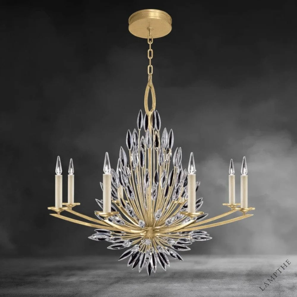40.5'' H X 41'' W Lily Buds Candle Chandelier