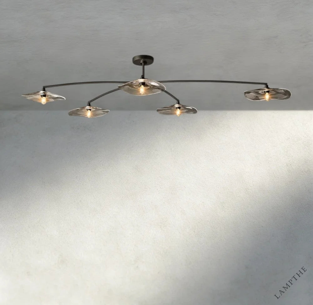 Lily Clear Glass Flushmount