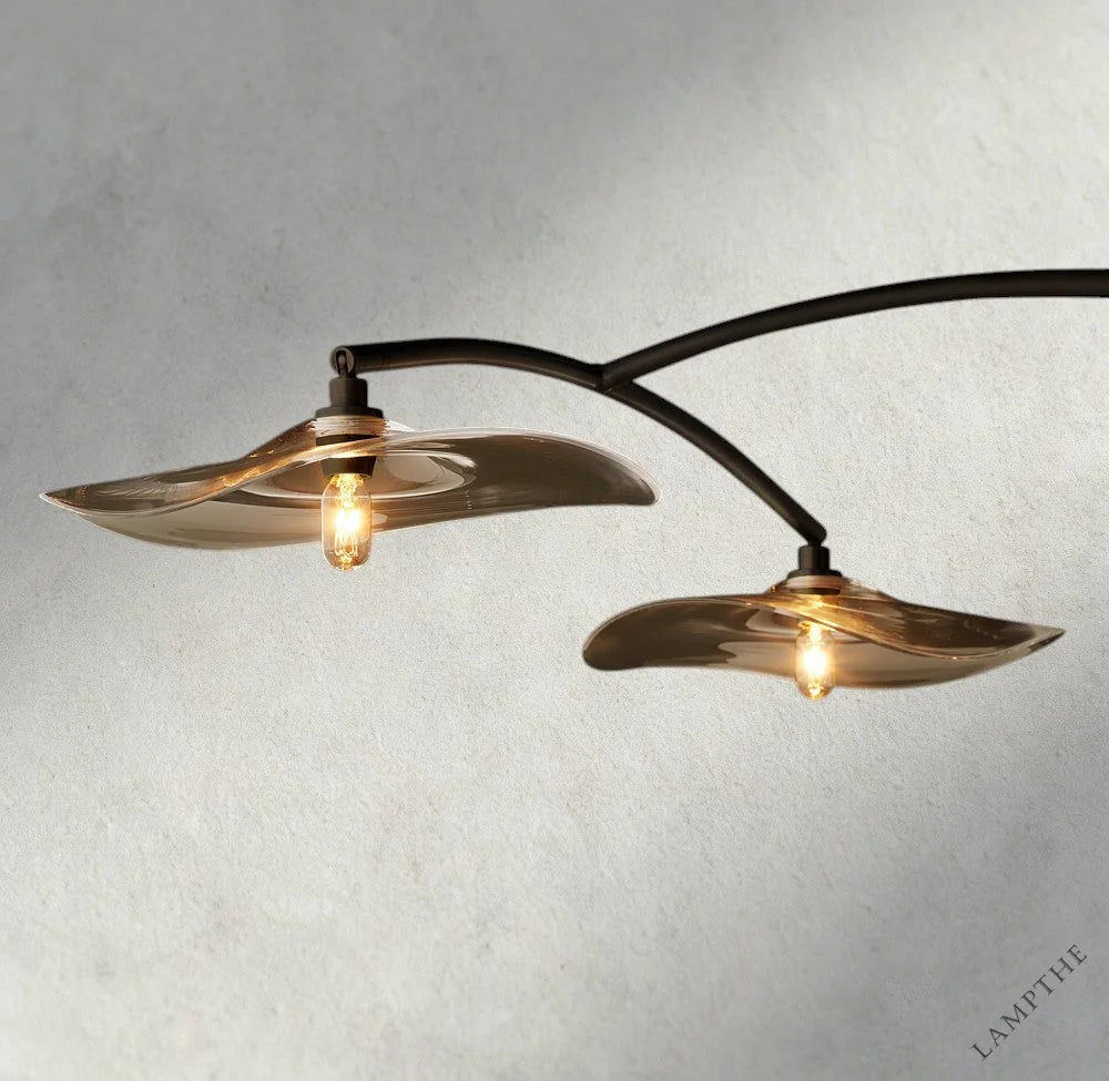 Lily Clear Glass Linear Chandelier