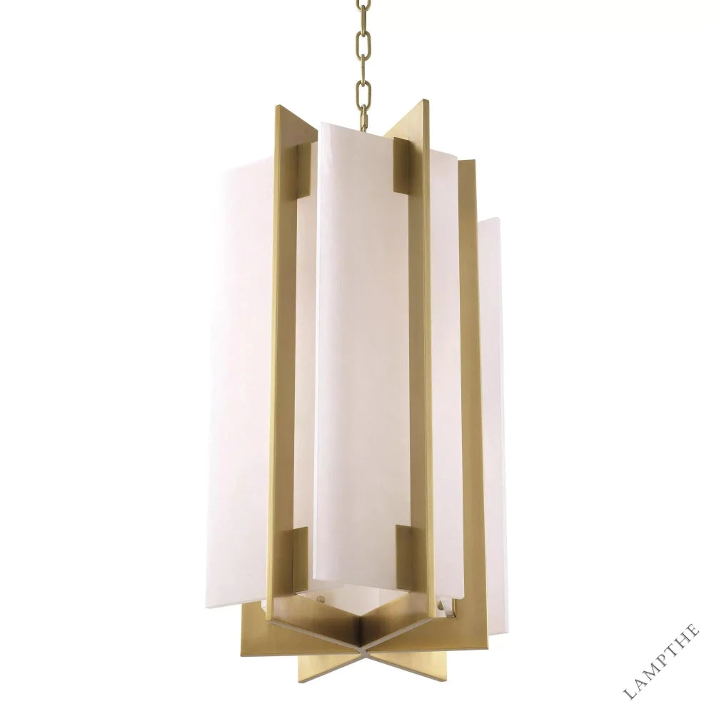 Lugano Modern Brass Chandelier - (Antique Brass Finish | Alabaster)