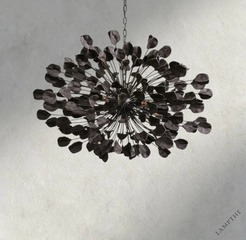 BRONZE / EBONY Lunaria Ceramic Chandelier