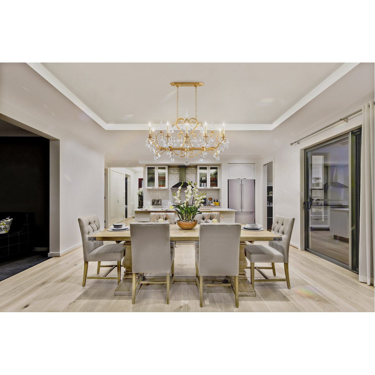 Lustre en cristal Renaissance 46"