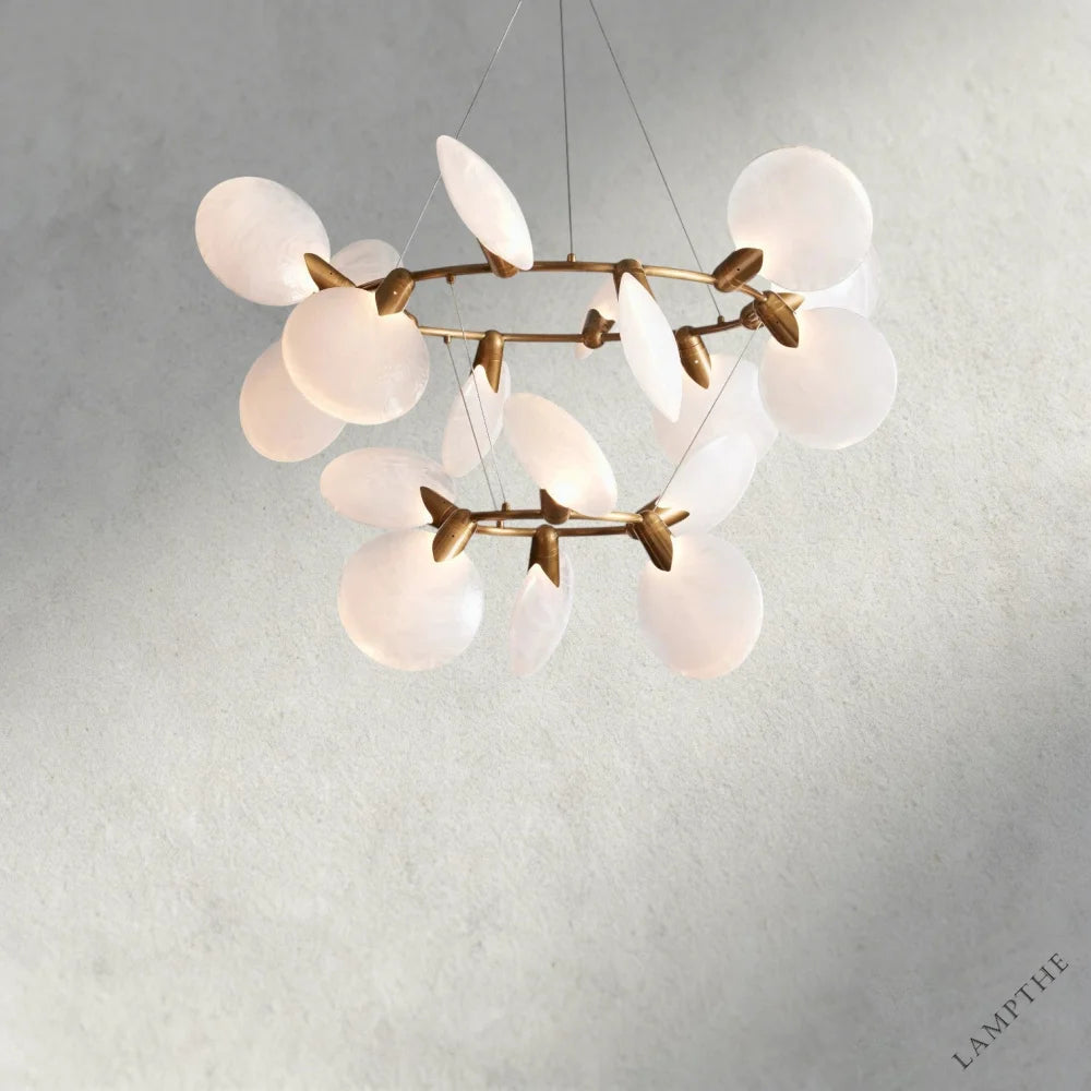 47" Lyla 2-Tier Round Chandelier