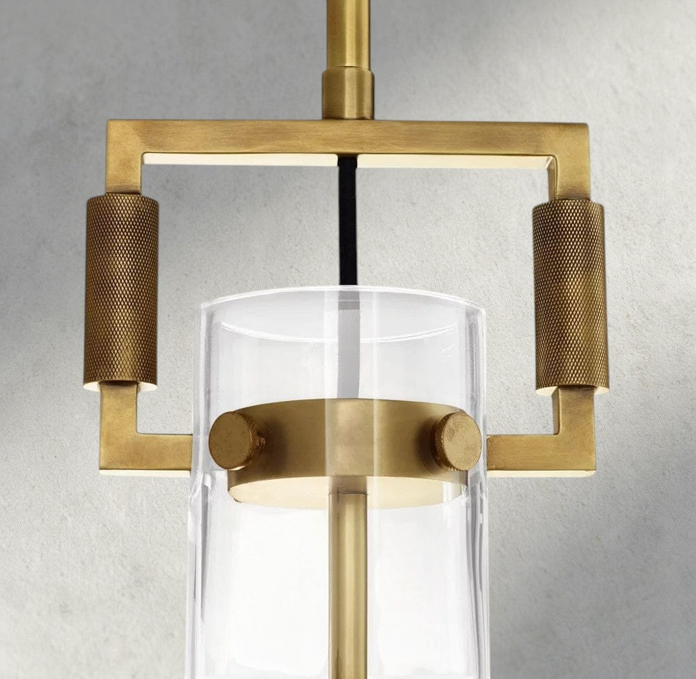 Machinist Glass Cylinder Pendant 12", 22"