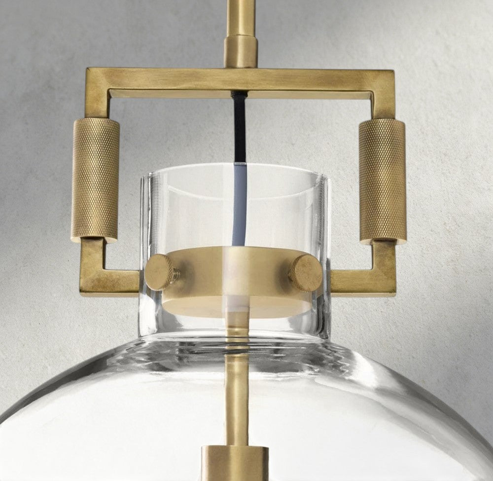 MACHINIST GLASS GLOBE PENDANT 10", 14", 18"