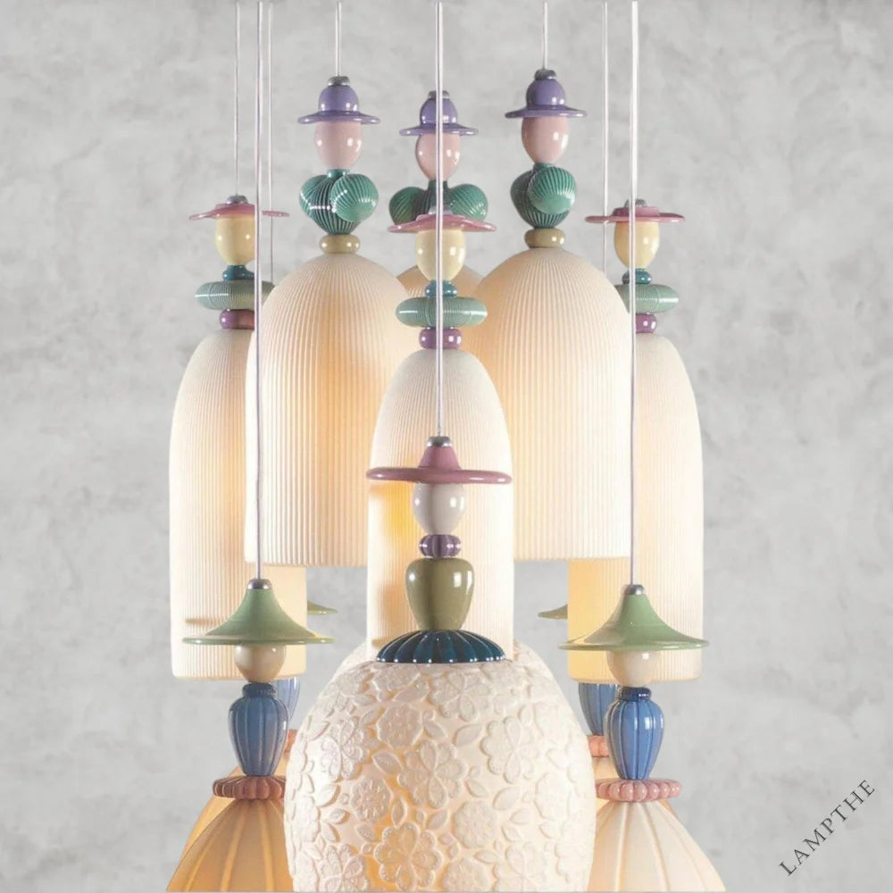 Madeaoiselle 18-Lights Sand Chandelier
