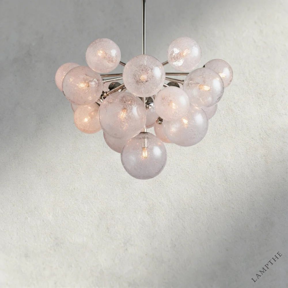 19 Lights / Nickle Mandoza Chandelier 19/ 37 Lights