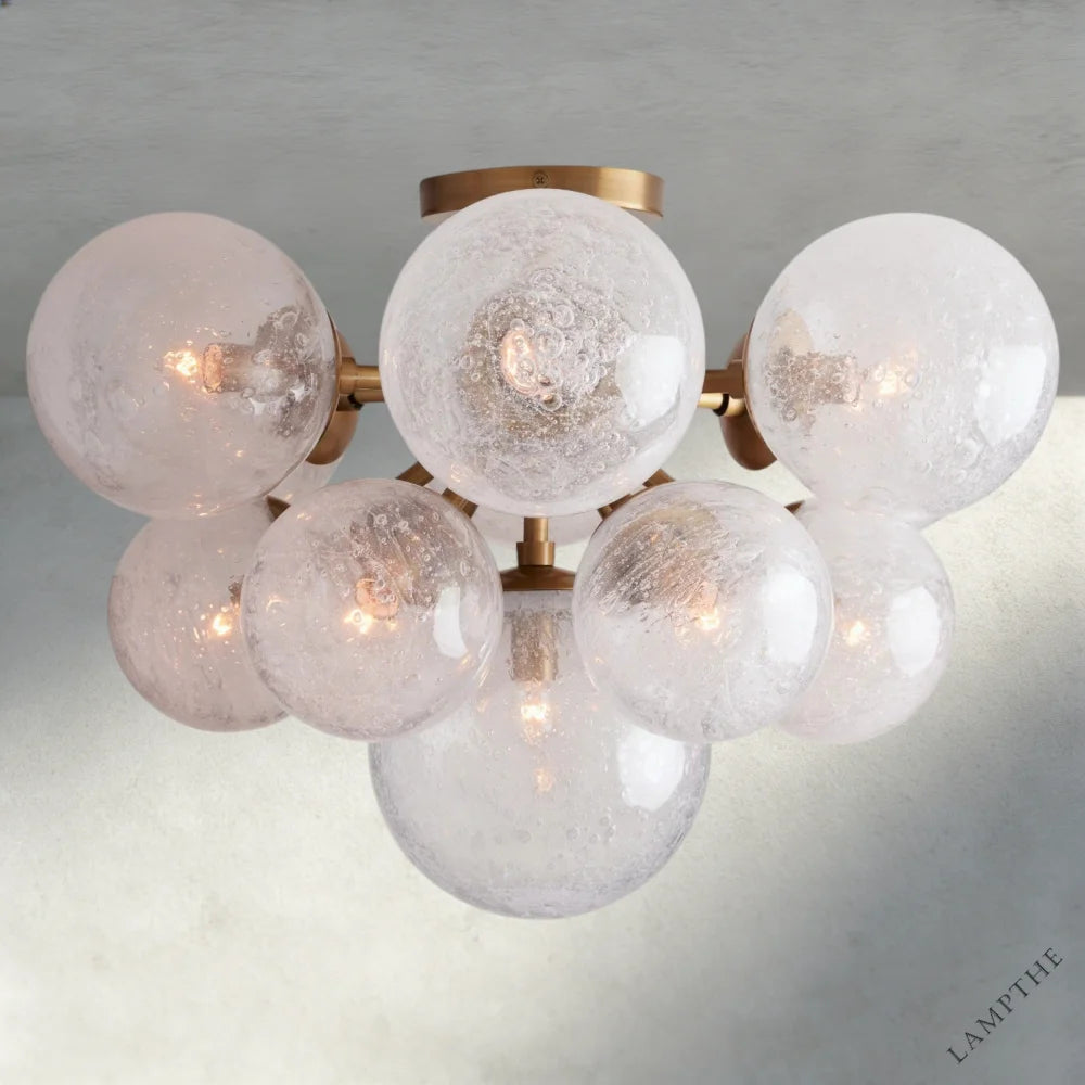 Brass Mandoza Flush Mount
