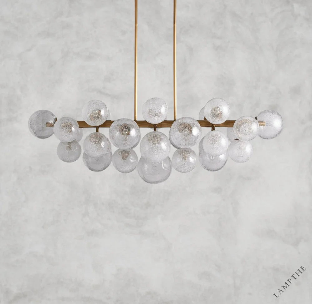 Mandoza Linear Glass Chandelier