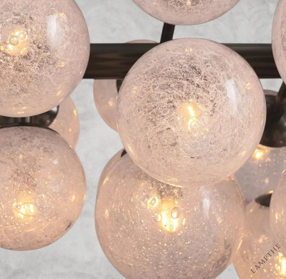 Mandoza Linear Glass Chandelier
