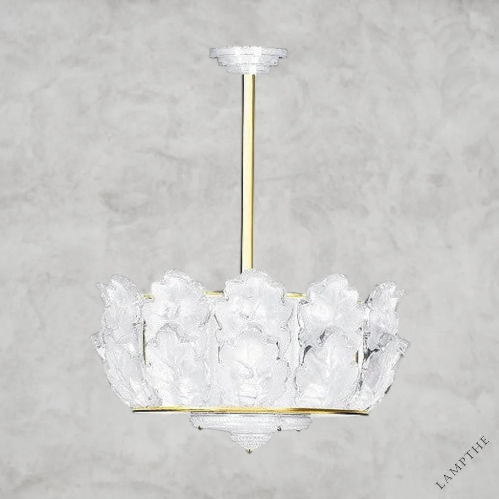 Maple Leaf Crystal Chandelier