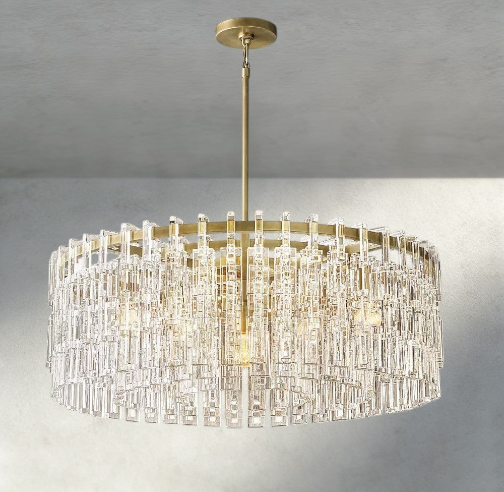 36" / Brass Marignan Round Chandelier 36", 48", 60"