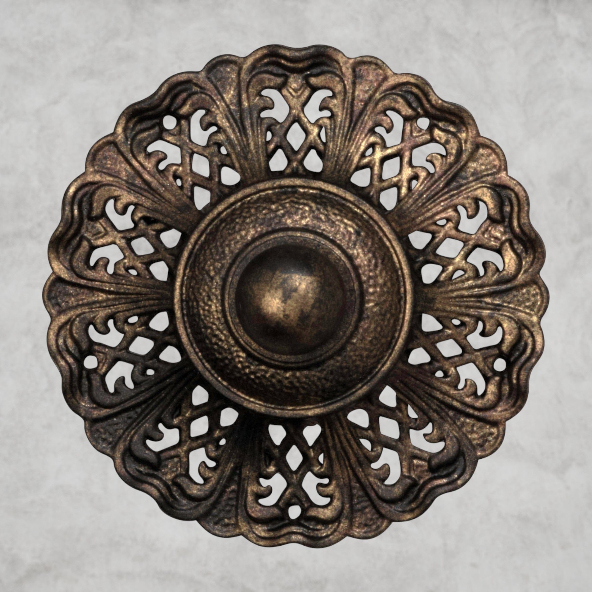 Etruscan Gold / Clear Heritage Crystal Milano Chandelier 24"