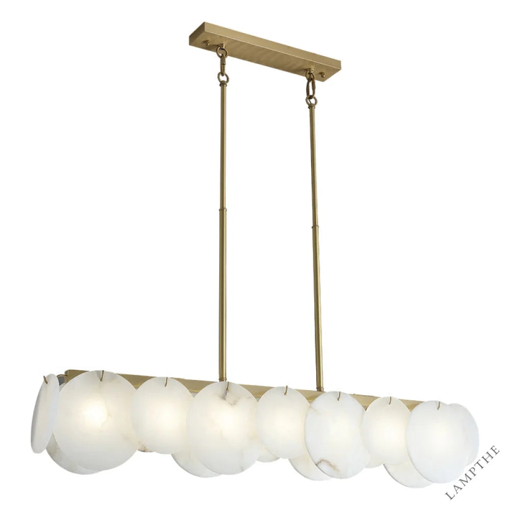 Modernity Alabaster Linear Chandelier