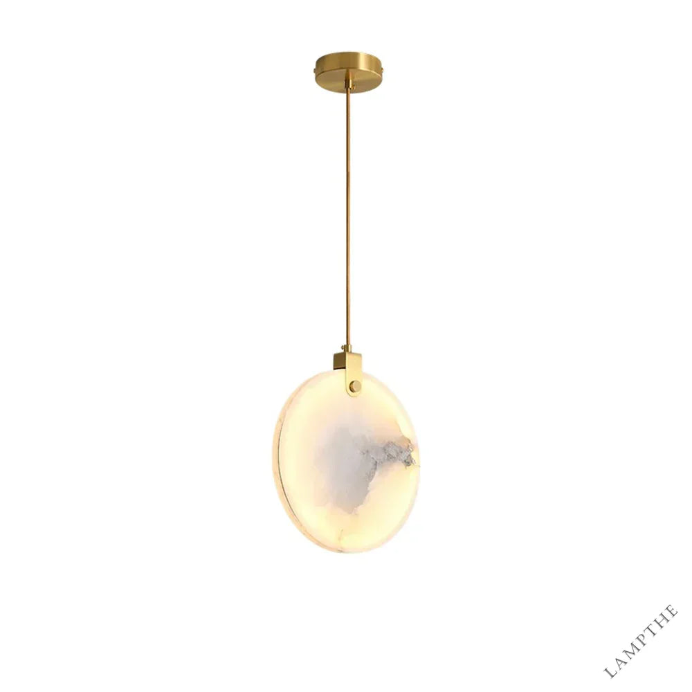 Moonshade Natural Marble Pendant Light Fixture