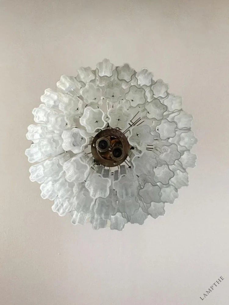 Murano Chandelier – 48 tubes – Alabaster White