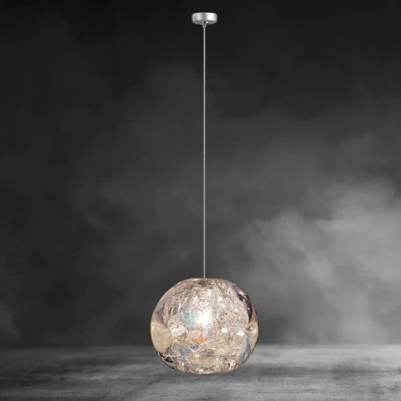 Nickel Nature Inspired Pendant Light
