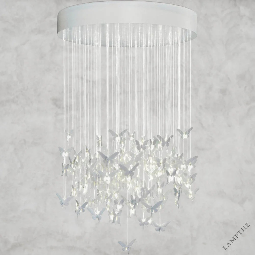 White Niagara Chandelier 53"