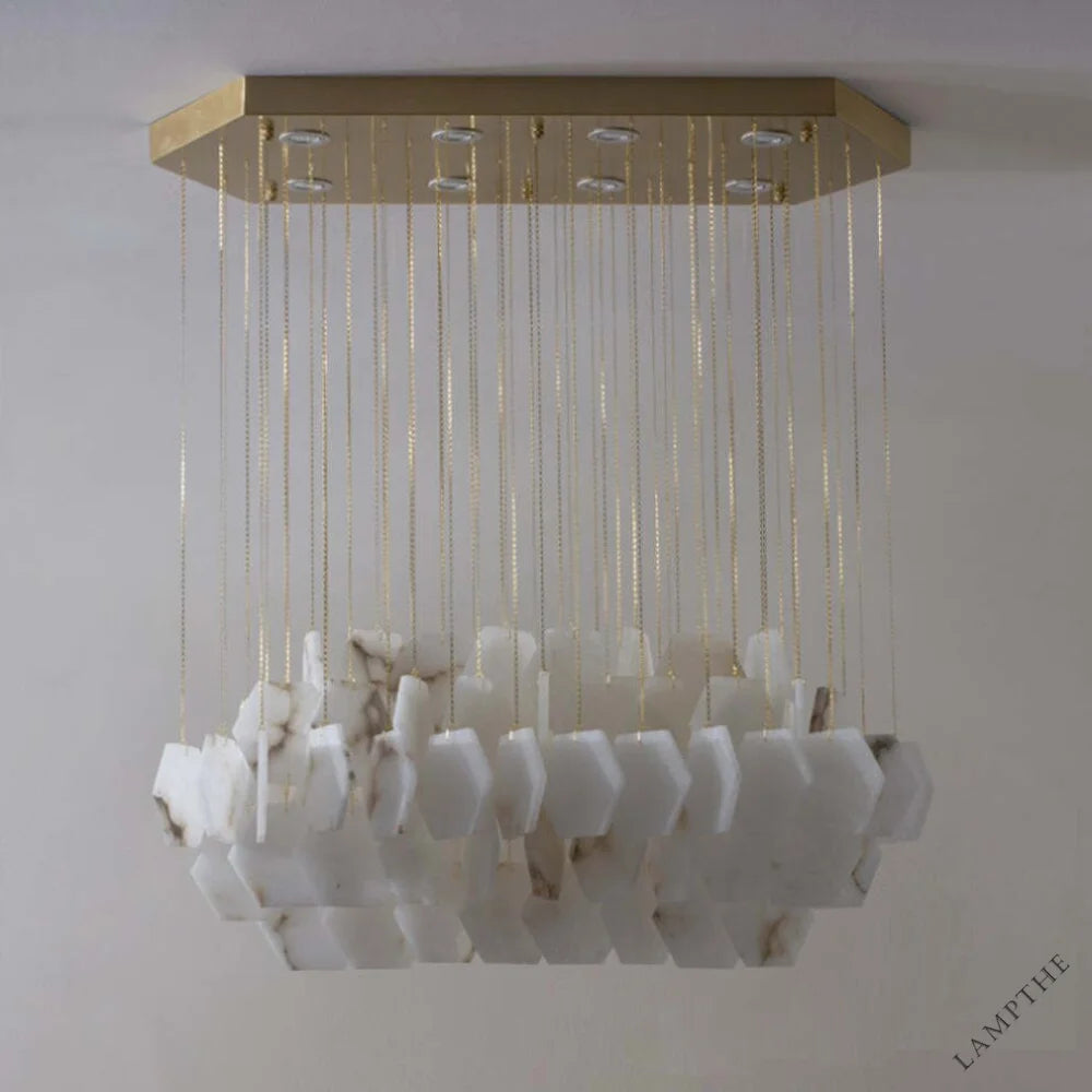 Noes Alabaster Modern Chandelier