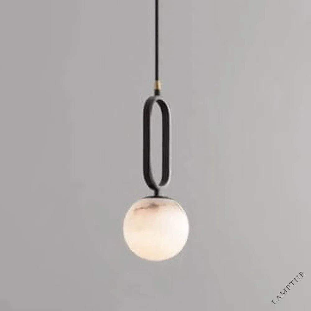 Orb Alabaster Pendant