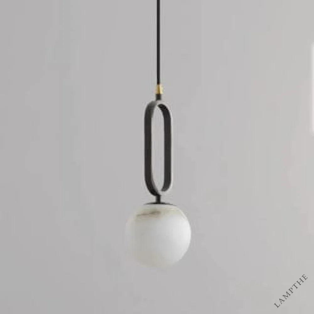 Orb Alabaster Pendant